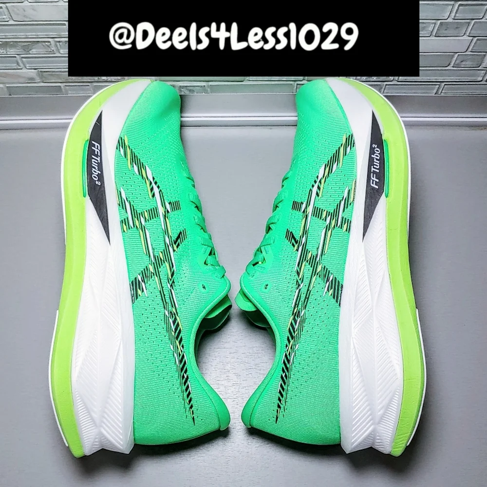 ASICS Sonicblast Running Mens Vital Green Black White